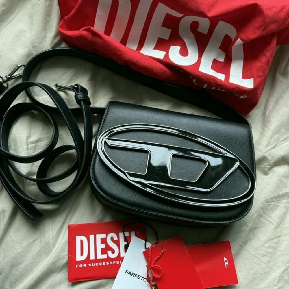 Diesel Shoulder Bag 1-DR - Black